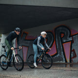 Pantalon de cyclisme d'hiver ES16 Supreme unisexe - avec coussinet. Bleu clair