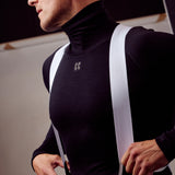 ES16 Maillot de corps d'hiver en laine mérinos à manches longues. Unisexe