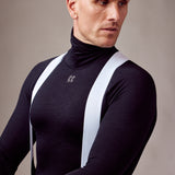 ES16 Maillot de corps d'hiver en laine mérinos à manches longues. Unisexe