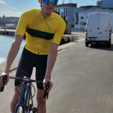 ES16 Maillot de cyclisme Elite Spin. Stripe Yellow