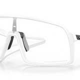Oakley Sutro Clear to Black Iridium Photochromic Lenses, cadre blanc mat