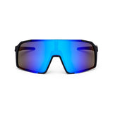 Lunettes de vélo ES16 Enzo. Noir avec lentille bleue.