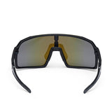 Lunettes de vélo ES16 Enzo. Noir avec lentille bleue.