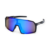 Lunettes de vélo ES16 Enzo. Noir avec lentille bleue.