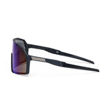 Lunettes de vélo ES16 Enzo. Noir avec lentille bleue.
