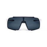 Lunettes de cyclisme ES16 Enzo. Blanc avec lentille polarisée grise.
