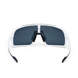 Lunettes de cyclisme ES16 Enzo. Blanc avec lentille polarisée grise.