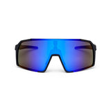Lunettes de cyclisme ES16 Enzo. Noir avec lentille argentée.