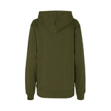 Sweat à capuche mode ES16. Armée. 100% coton biologique