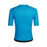 Rayures de chemise de vélo ES16. Bleu clair