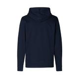 Sweat à capuche mode ES16. Bleu marine. 100% coton biologique