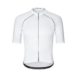 Maillot cycliste PRO Carbon. Blanc simple